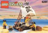 6261 Raft Raiders - Certified Used, 100% Complete LEGO Pirates Set