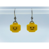 Happy Face Earrings - Custom LEGO Jewelry