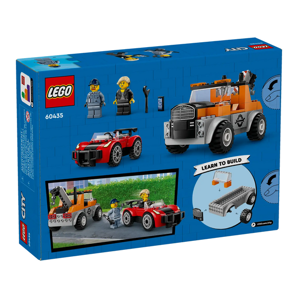 Tow Truck and Sports Car Repair 60435 New LEGO City Set Bricks Minifigs Eugene