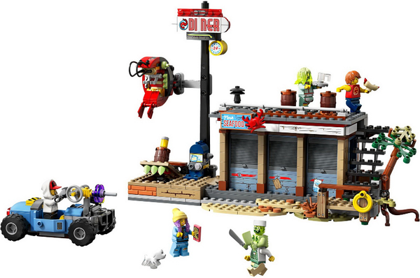 70422 Shrimp Shack Attack - Certified Used, 100% Complete LEGO Hidden Side Set