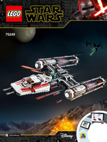 75249 Resistance Y-Wing Starfighter - Certified Used, 100% Complete LEGO Star Wars Set
