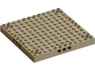 Brick Modified 12 x 12 with Holes
