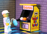 B3 Customs Q*Brick Arcade Machine made from LEGO parts