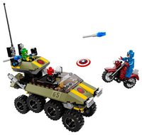 76017 Avengers: Captain America vs. Hydra - Certified Used, 100% Complete LEGO Marvel Super Heroes Set