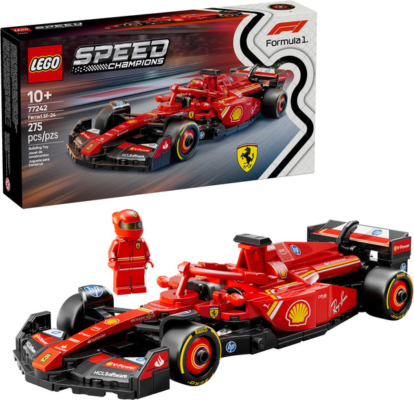77242 Ferrari SF-24 F1 Race Car - New LEGO Speed Champions Set