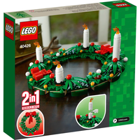 Christmas Wreath 2-in-1 40426 - New, Retired LEGO Set