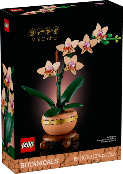 10343 Mini Orchid - New LEGO Botanicals Set