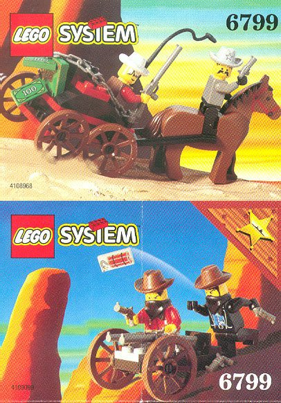 6799 Showdown Canyon - Certified Used, 100% Complete LEGO Western Set