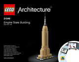 21046 Empire State Building - Certified Used, 100% Complete LEGO Architecture Set