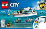 60221 Diving Yacht - Certified Used, 100% Complete LEGO City Set