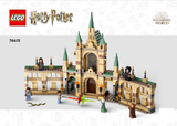 76415 The Battle of Hogwarts - Certified Used, 100% Complete LEGO Harry Potter Set