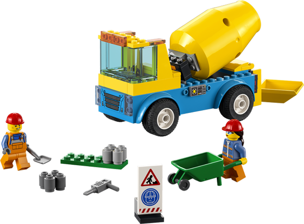 60325 Cement Mixer Truck - Certified Used, 100% Complete LEGO City Set