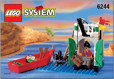 6244 Armada Sentry - Certified Used, 100% Complete LEGO Pirates Set