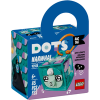 41928 Narwhal - Bag Tag - New, Sealed, Retired LEGO Dots Set