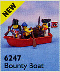 6247 Bounty Boat - Certified Used, 100% Complete LEGO Pirates Set