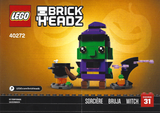 40272 Witch - Certified Used, 100% Complete LEGO BrickHeadz Set