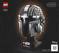 75328 The Mandalorian Helmet - Certified Used, 100% Complete LEGO Star Wars