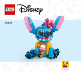 43249 Stitch - Certified Used, 100% Complete LEGO Disney Set