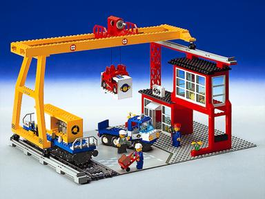 4555 Cargo Station - Certified Used, 100% Complete LEGO® Train Set