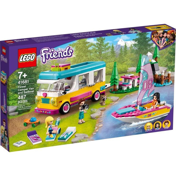 41681 Forest Camper Van and Sailboat - New, Sealed, Retired LEGO Friends Set