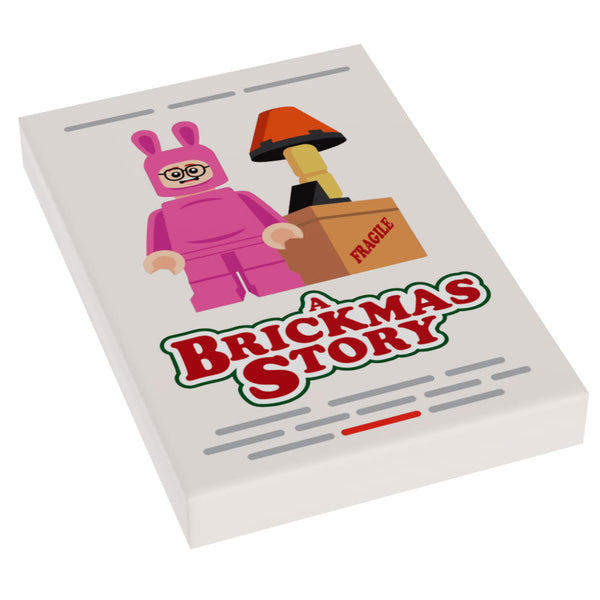 A Brickmas Story Movie Cover (2x3 Tile) - B3 Customs