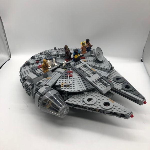 Millennium Falcon 75257 Used LEGO Star Wars Set Bricks Minifigs Eugene