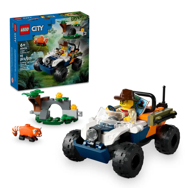 Jungle Explorer ATV Red Panda Mission 60424 - New LEGO City Set
