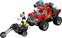 70421 El Fuego's Stunt Truck - Certified Used, 100% Complete LEGO Hidden Side Set