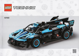 42162 Bugatti Bolide Agile Blue - Certified Used, 100% Complete LEGO Technic Set