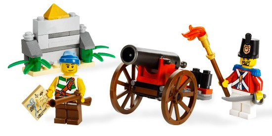 6239 Cannon Battle - Certified Used, 100% Complete LEGO Pirates Set