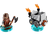 71220 Fun Pack - The Lord of the Rings (Gimli and Axe Chariot) - New, Sealed, Retired LEGO Dimensions Set