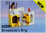 6259 Broadside's Brig - Certified Used, 100% Complete LEGO Pirates Set