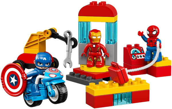 10921 Super Heroes Lab - Certified Used, 100% Complete LEGO Duplo Set