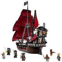 Queen Anne's Revenge 4195 - Certified Used, 100% Complete LEGO Pirates of the Caribbean Set