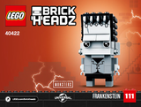 40422 Frankenstein - Certified Used, 100% Complete LEGO BrickHeadz Set
