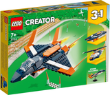 31126 Supersonic Jet - Certified Used, 100% Complete LEGO Creator Set
