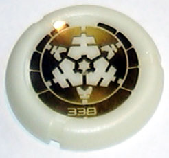 Bionicle Throwing Disk with Po-Metru 338 Pattern