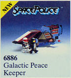6886 Galactic Peace Keeper - Certified Used, 100% Complete LEGO Space Police I Set