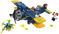 70429 El Fuego's Stunt Plane - Certified Used, 100% Complete LEGO Hidden Side Set
