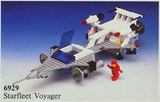 6929 Starfleet Voyager - Certified Used, 100% Complete LEGO Classic Space Set