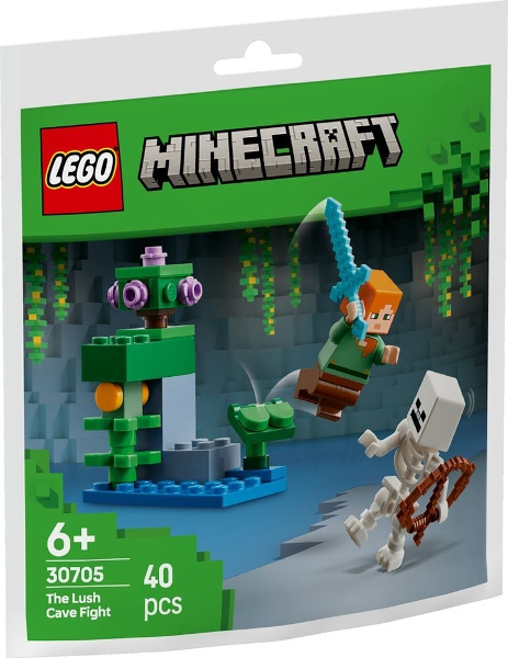 30705 The Lush Cave Fight Polybag - New LEGO Minecraft Set