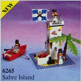 6265 Sabre Island - Certified Used, 100% Complete LEGO Pirates Set