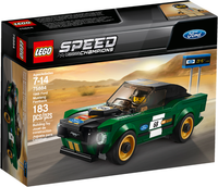 75884 1968 Ford Mustang Fastback - New, Sealed, Retired LEGO Speed Champions Set