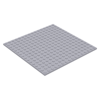 Light Bluish Grey - 5"x5" LEGO® Plate