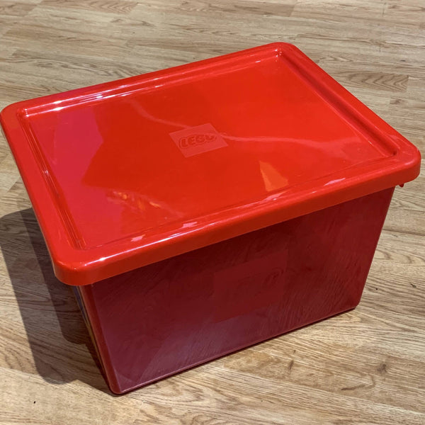 Storage Box, Large, with Lid - Red [USED]