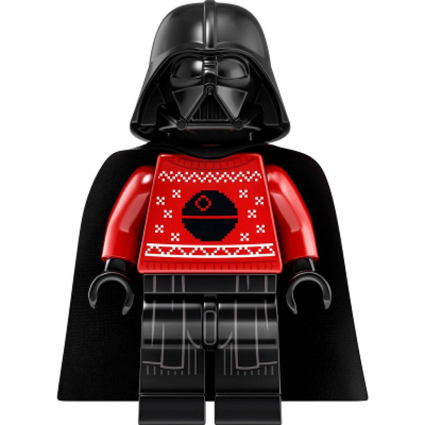 Darth Vader (Red Christmas Sweater with Death Star)