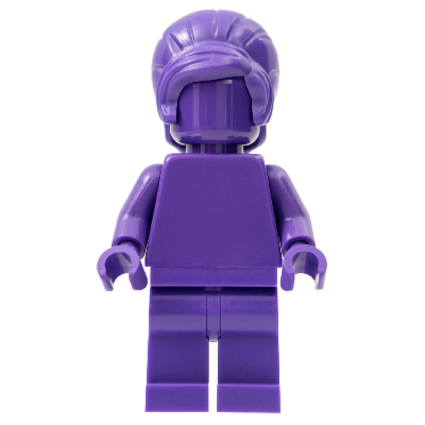 Everyone is Awesome Purple - Monochrome Minifigure