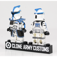 Phase 1 ARC Trooper Blue Custom LEGO Star Wars Minifigure