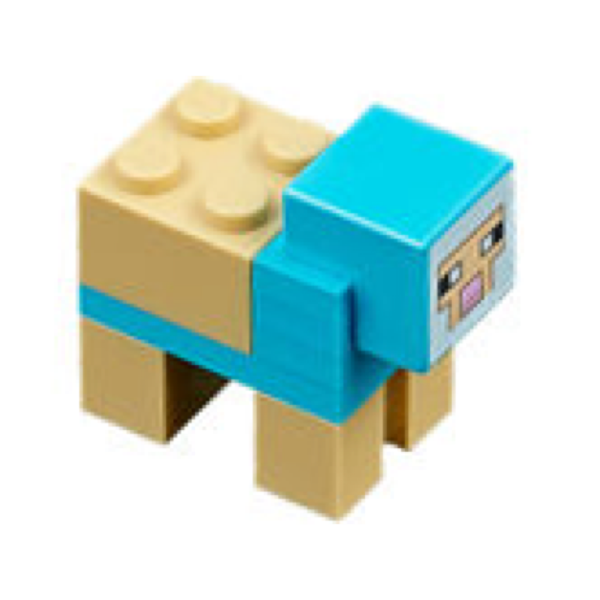 Sheep LEGO Minecraft Animal Bricks Minifigs Eugene