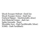 Shock Trooper - Desert USNC Accessory Pack